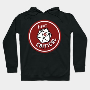 Almost Critical - Full Color Round Logo on Black/Dark Hoodie